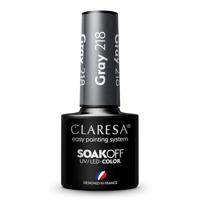 Claresa uv/led gellak 5ml gray 218 quiet forest - thumbnail