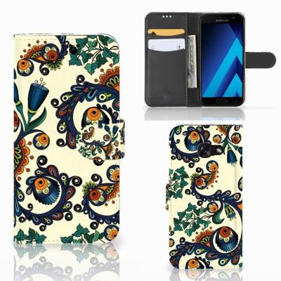 Wallet Case Samsung Galaxy A5 2017 Barok Flower Wallet Case Samsung Galaxy A5 2017 Barok Flower