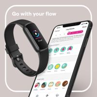 Fitbit Luxe AMOLED Polsband activiteitentracker Zwart, Grafiet - thumbnail