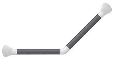 SecuCare wand bad/douche greep Alu wit hoek 45 gr SecuCare wand bad/douche greep Alu wit hoek 45 gr