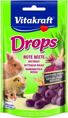 Vitakraft drops bieten knaagdierensnack lactosevrij 75g