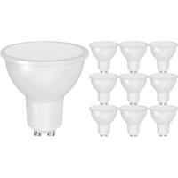 LED Spot - GU10 PAR16 - 10 Stuks - Brinton Advin - 5W 430lm 110D - 830 Warm Wit 3000K | Vervangt 50W - thumbnail