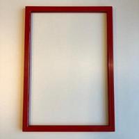 Prijskaartraam A4-plus rood - laminaat - thumbnail