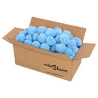 VidaXL Zwembadfilterbal antibacterieel 700 g polyetheen blauw - thumbnail