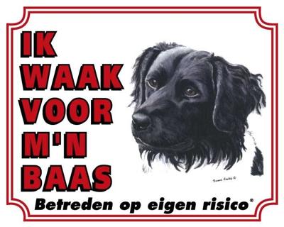 Friese Stabij Waakbord - Ik waak voor mijn baas