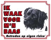 Friese Stabij Waakbord - Ik waak voor mijn baas - thumbnail