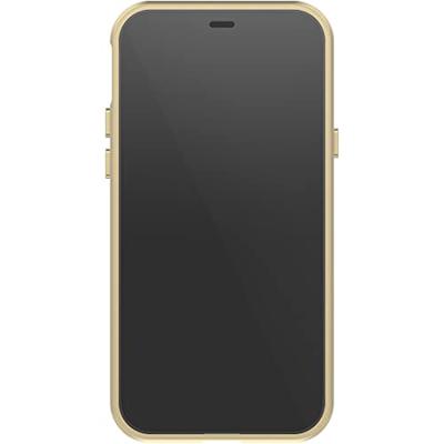White Diamonds - Hoes van 360 graden glas geschikt voor Apple iPhone 13 Pro I telefoonhoes, transparant, met magnetische sluiting (transparant met gouden frame)