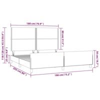 Bedframe zonder matras 200x200 cm fluweel zwart - thumbnail
