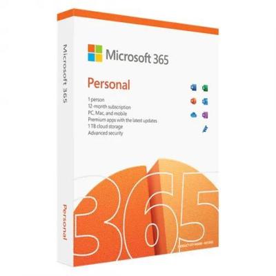 Microsoft qq2-01897 365 personal uk, 1 year, p10, windows 10 / macos only