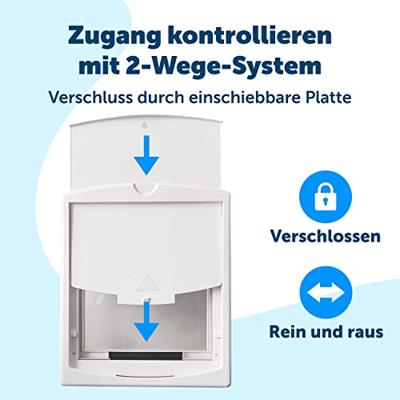 Petsafe hondenluik large wit / transparant - thumbnail