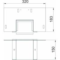 OBO Bettermann 7216380 Wandaansluitpaneel Metaal 1 stuk(s) - thumbnail