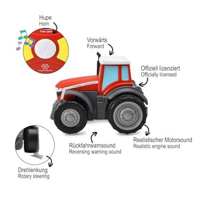 Jamara Massey Ferguson Mijn eerste RC Tractor 2,4GHz met geluid Jamara Massey Ferguson Mijn eerste RC Tractor 2,4GHz met geluid