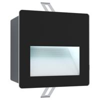 Eglo Led inbouwlampAracena Square Downlight zwart - 99574 - thumbnail