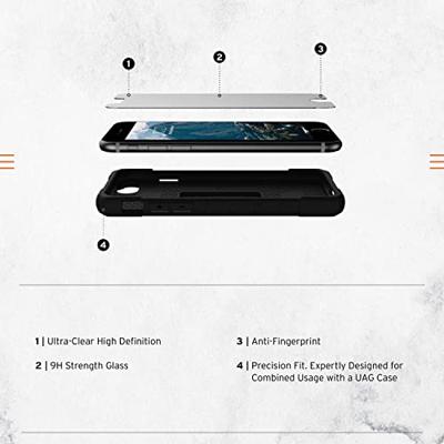 UAG Urban Armor Gear Tempered Glass Displayschutz | Apple iPhone SE (2022 & 2020)/8 | 124011110000