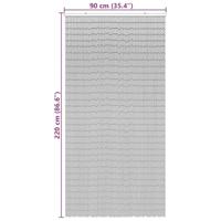 Insectengordijn 90x220 cm bamboe donkergrijs - thumbnail