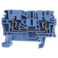 Weidmüller 1608520000-100 Doorgangsserieklem Spanveer Blauw 100 stuk(s)