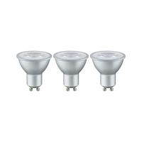 Paulmann 28581 LED-lamp Energielabel G (A - G) GU10 4 W Warmwit (Ø x h) 51 mm x 55 mm 3 stuk(s) - thumbnail