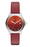 Horlogeband Marc by Marc Jacobs MBM1322 Onderliggend Leder Rood 14mm - thumbnail