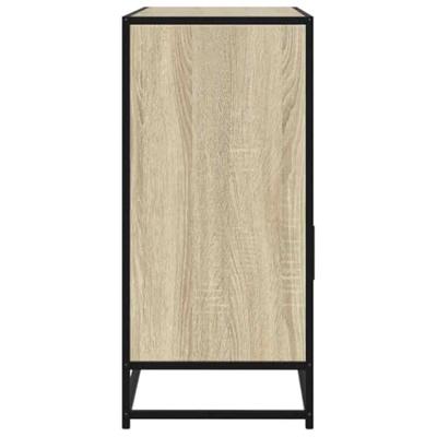 Dressoir 100x35x76 cm bewerkt hout sonoma eikenkleurig