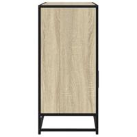 Dressoir 100x35x76 cm bewerkt hout sonoma eikenkleurig - thumbnail