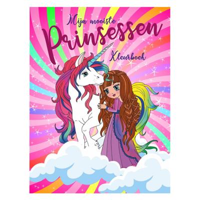 Mondikaarten Mijn mooiste prinsessen kleurboek, 96pag.