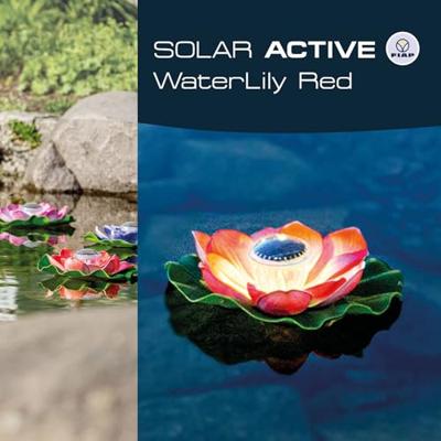 FIAP 3206-4 SOLAR ACTIVE WaterLily Red Decoratieve lamp op zonne-energie LED LED vast ingebouwd Rood FIAP 3206-4 SOLAR ACTIVE WaterLily Red Decoratieve lamp op zonne-energie LED LED vast ingebouwd Rood