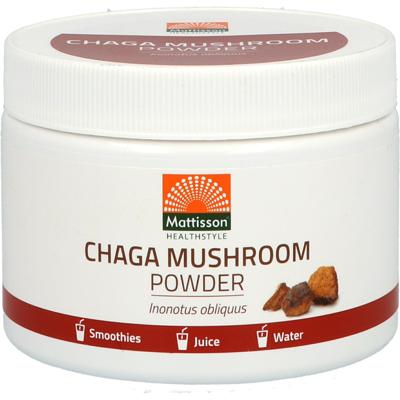 Mattisson Healthstyle Mattisson Healthstyle Absolute Chaga Mushroom Poeder (100g) Mattisson Healthstyle Mattisson Healthstyle Absolute Chaga Mushroom Poeder (100g)