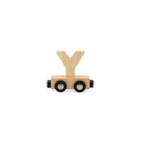 Tryco houten trein letter naturel-Y - thumbnail
