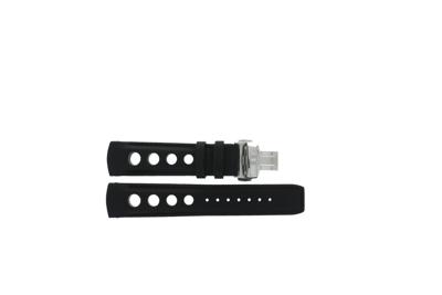 Horlogeband Tissot T044417A / PRS 516 / T600029599 Leder Zwart 20mm