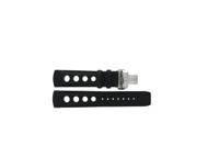 Horlogeband Tissot T044417A / PRS 516 / T600029599 Leder Zwart 20mm - thumbnail