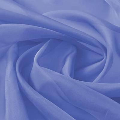 VidaXL Stof voile 1,45x20 m koningsblauw