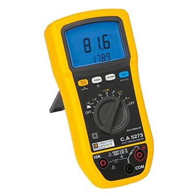 Chauvin Arnoux C.A 5273 Multimeter Digitaal Spatdicht (IP54) CAT III 1000 V, CAT IV 600 V Weergave (counts): 6000
