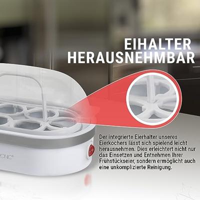 Clatronic EK3497 Eierkoker Met eierprikker, Met maatbeker Wit