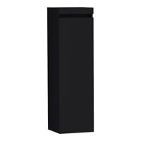 Brauer Joy - Hoge Kast - 120 cm - 1 Deur - Greeploos - Linksdraaiend - Mat Zwart - thumbnail