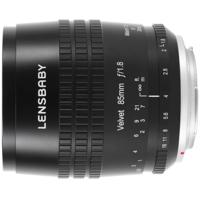 Lensbaby Velvet 85 zwart Nikon - thumbnail