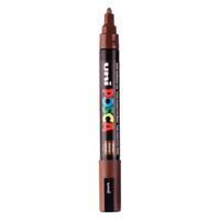 Uni Posca verfmarker pc5m bruin - conische punt 2,5 mm - thumbnail