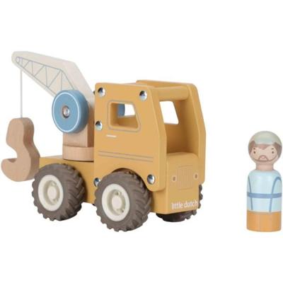 Little Dutch Kraanwagen Met Pegdoll Fsc