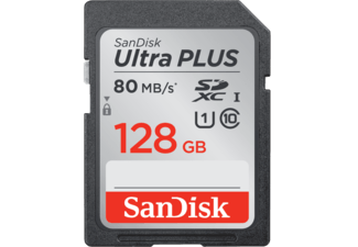 Sandisk SDXC Elite Ultra Plus 128.0GB 80MB/s CL10 Incl Rescue Pro Sandisk SDXC Elite Ultra Plus 128.0GB 80MB/s CL10 Incl Rescue Pro