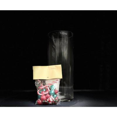 Vaas met deco waterparels X-mas Cheer Vaas met deco waterparels X-mas Cheer