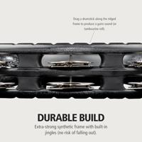 Meinl TMT2BK Beatring zwart vernikkeld stalen schellen - thumbnail