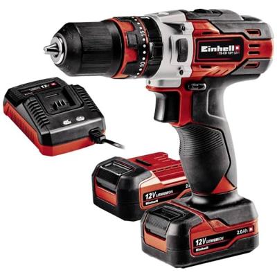 Einhell TE-CD 12/1 Li-i (2x2,0Ah) Accu-klopboor/schroefmachine 2 snelheden Incl. 2 accus Einhell TE-CD 12/1 Li-i (2x2,0Ah) Accu-klopboor/schroefmachine 2 snelheden Incl. 2 accus