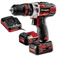 Einhell TE-CD 12/1 Li-i (2x2,0Ah) Accu-klopboor/schroefmachine 2 snelheden Incl. 2 accus - thumbnail