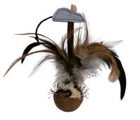 TRIXIE TUIMEL-VERENBAL MET MUIS EN MICROCHIP PLUCHE 15 CM 4 ST - thumbnail