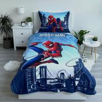 SpiderMan Dekbedovertrek, Web - Eenpersoons - 140 x 200 cm - Katoen - thumbnail