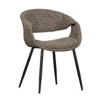 Woood Yossi eetkamerstoel Bruin donker hout - thumbnail