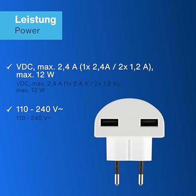 REV 0020450003 Reisstekker Reisestecker Add On Traveler Plus - USB - thumbnail