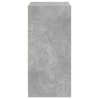 Kledingkast 48x41x102 cm bewerkt hout betongrijs - thumbnail