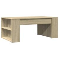 Salontafel 102x55x42 cm bewerkt hout sonoma eikenkleurig - thumbnail