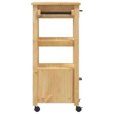 Keukentrolley MONZA 48x40x88,5 cm massief grenenhout
