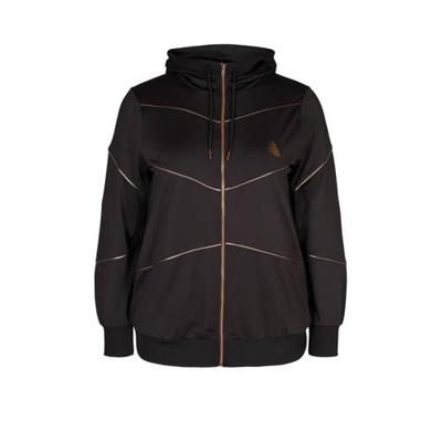 ACTIVE By Zizzi Plus Size sportjack zwart ACTIVE By Zizzi Plus Size sportjack zwart